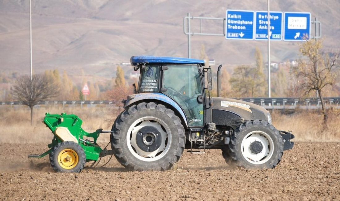 Erzincan Belediyesi Park ve Bahçeler Müdürlüğü ekipleri tarafından, ziraat mühendislerinin