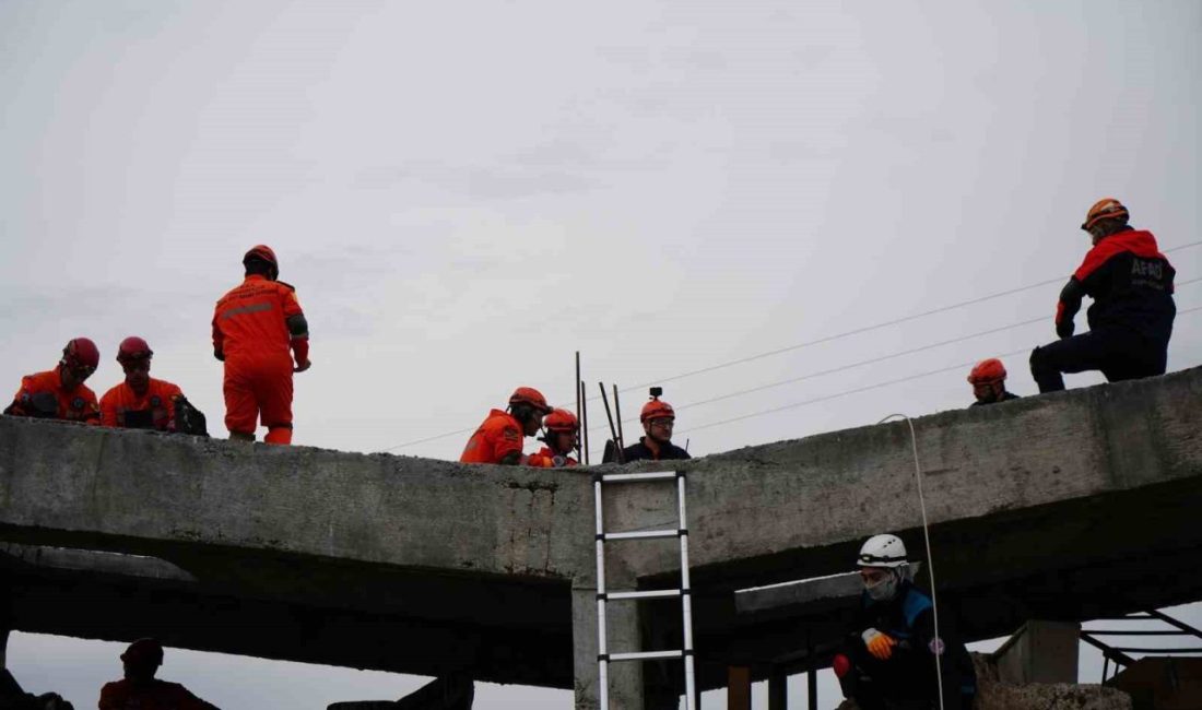 Erzincan’da, Türkiye Afet Müdahale Planı (TAMP) kapsamında 23 çalışma grubu,