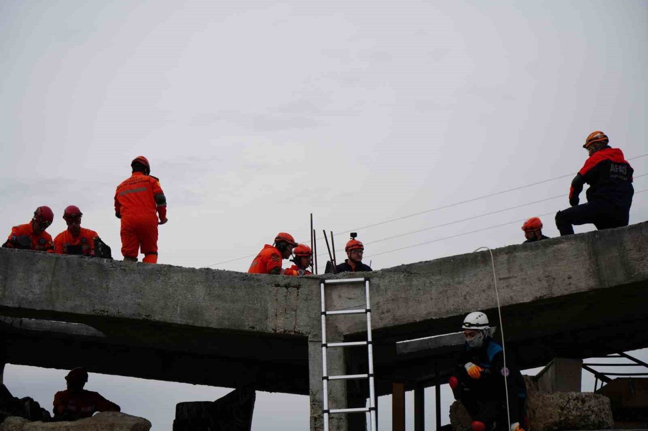 Erzincan’da, Türkiye Afet Müdahale Planı (TAMP) kapsamında 23 çalışma grubu,