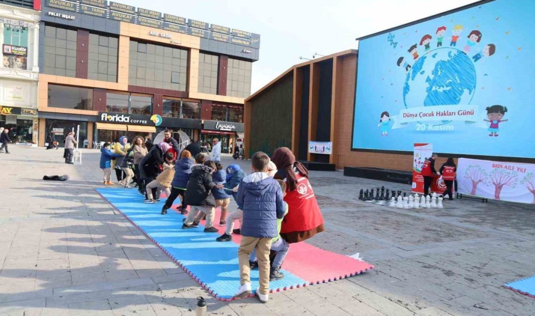 Erzincan’da 20 Kasım Dünya Çocuk Hakları Günü kapsamında düzenlenen etkinlikler,