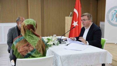 Erzincan’da gerçekleştirilen Halk Günü Toplantısı’nda 40 vatandaşın istek ve sorunları