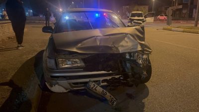 Erzincan’ın Fatih Mahallesi Binali Yıldırım Bulvarı üzerinde meydana gelen trafik