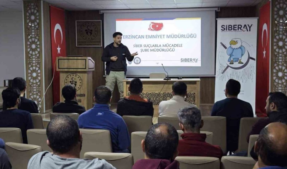 Erzincan İl Emniyet Müdürlüğü Siber Suçlarla Mücadele Şube Müdürlüğü ekipleri,