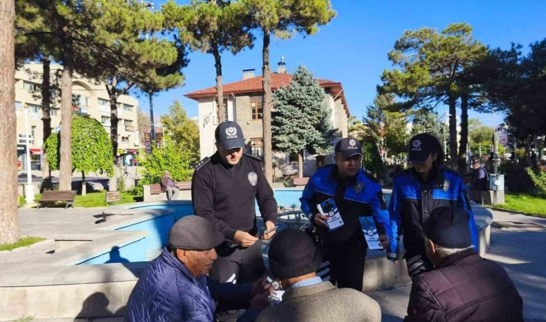 Erzincan İl Emniyet Müdürlüğü Toplum Destekli Polislik Şube Müdürlüğü ekipleri,