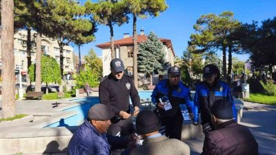 Erzincan İl Emniyet Müdürlüğü Toplum Destekli Polislik Şube Müdürlüğü ekipleri,