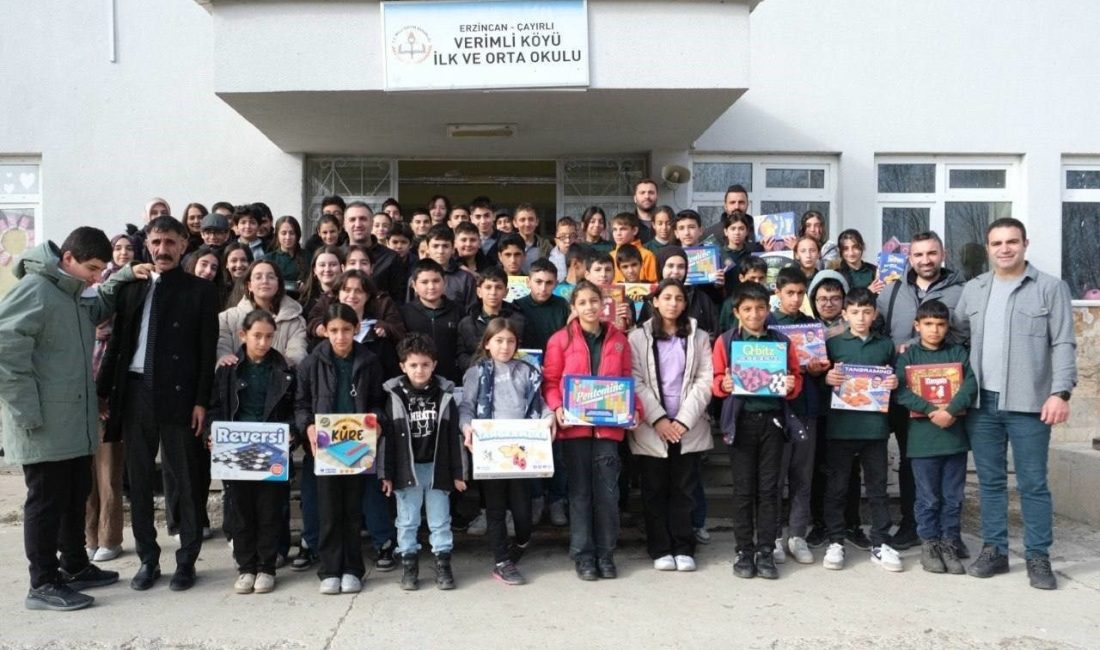 Erzincan Şehit Jandarma Er Fatih Çaybaşı Ortaokulu öğrencileri, “Oyun Arkadaşım