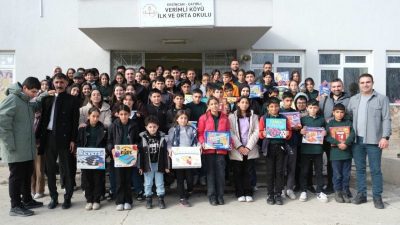 Erzincan Şehit Jandarma Er Fatih Çaybaşı Ortaokulu öğrencileri, “Oyun Arkadaşım