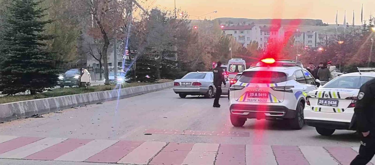 Erzurum’da meydana gelen trafik kazasında 3 kişi yaralandı. Müftü Solakzade
