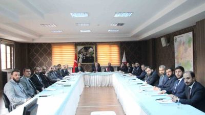 Erzurum İl Müftülüğü ev sahipliğinde ilçe müftüleri toplantısı düzenlendi Erzurum’da