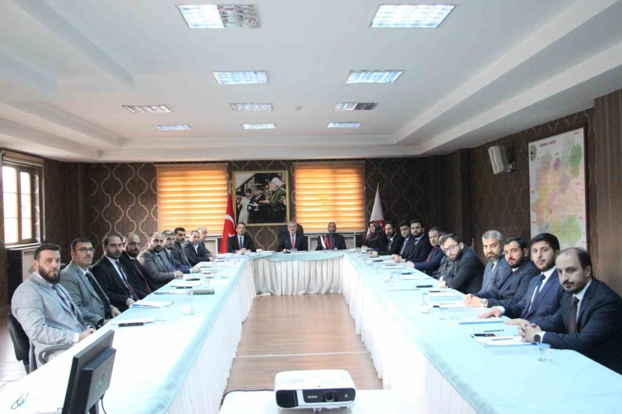 Erzurum İl Müftülüğü ev sahipliğinde ilçe müftüleri toplantısı düzenlendi Erzurum’da