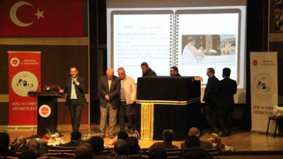 Erzurum İl Müftülüğü tarafından mübarek topraklara gidecek olan umreciler için