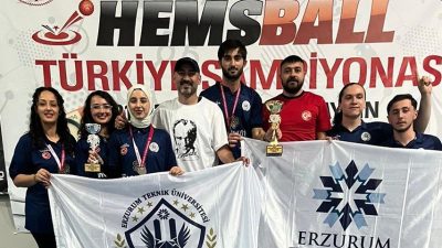 Erzurum Teknik Üniversitesi (ETÜ) Spor Kulübü, Hemsball Türkiye Şampiyonasında çifte