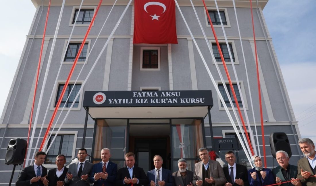 Erzincan Valisi Hamza Aydoğdu, hayırsever Aksu ailesi tarafından yaptırılan Fatma