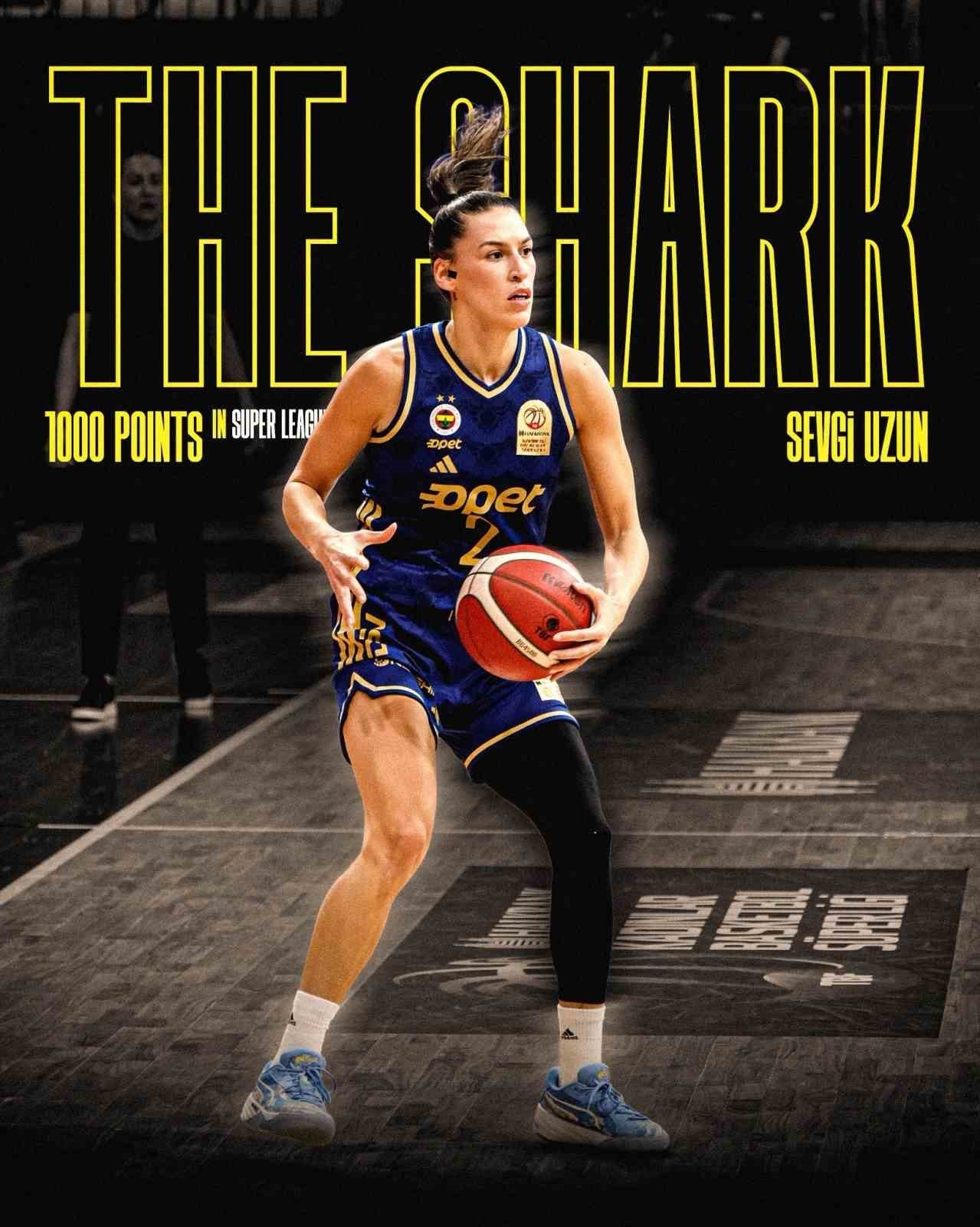 Fenerbahçe Kadın Basketbol Takımı’nın başarılı oyuncusu Sevgi Uzun, Kadınlar Basketbol