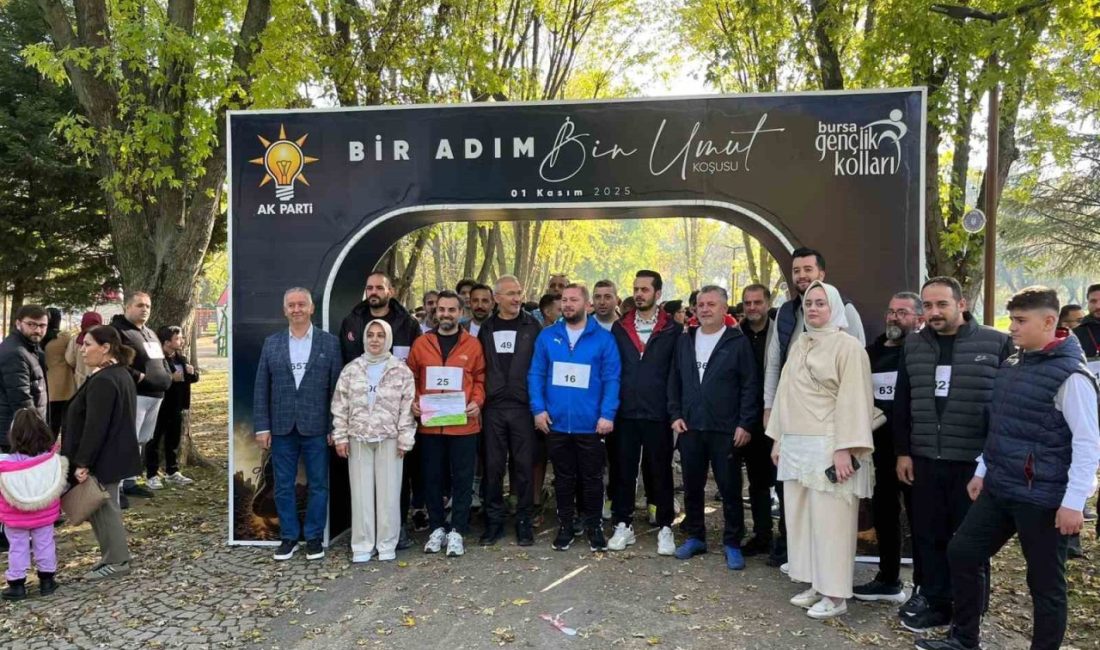 Bursa’da Ak Parti Gençlik kolları tarafından mazlum Gazze ve Filistin