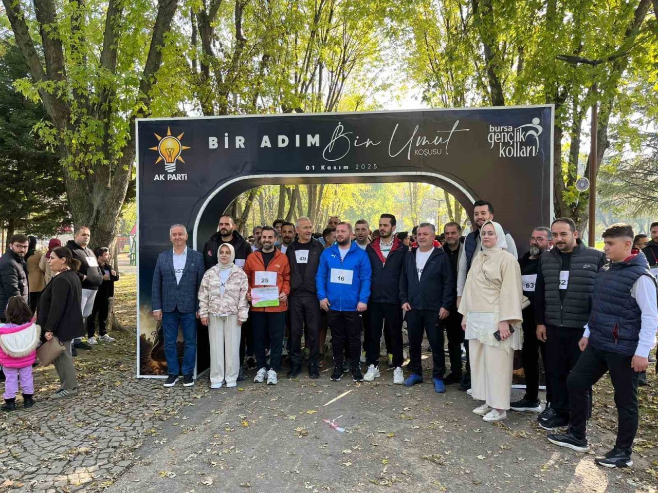 Bursa’da Ak Parti Gençlik kolları tarafından mazlum Gazze ve Filistin