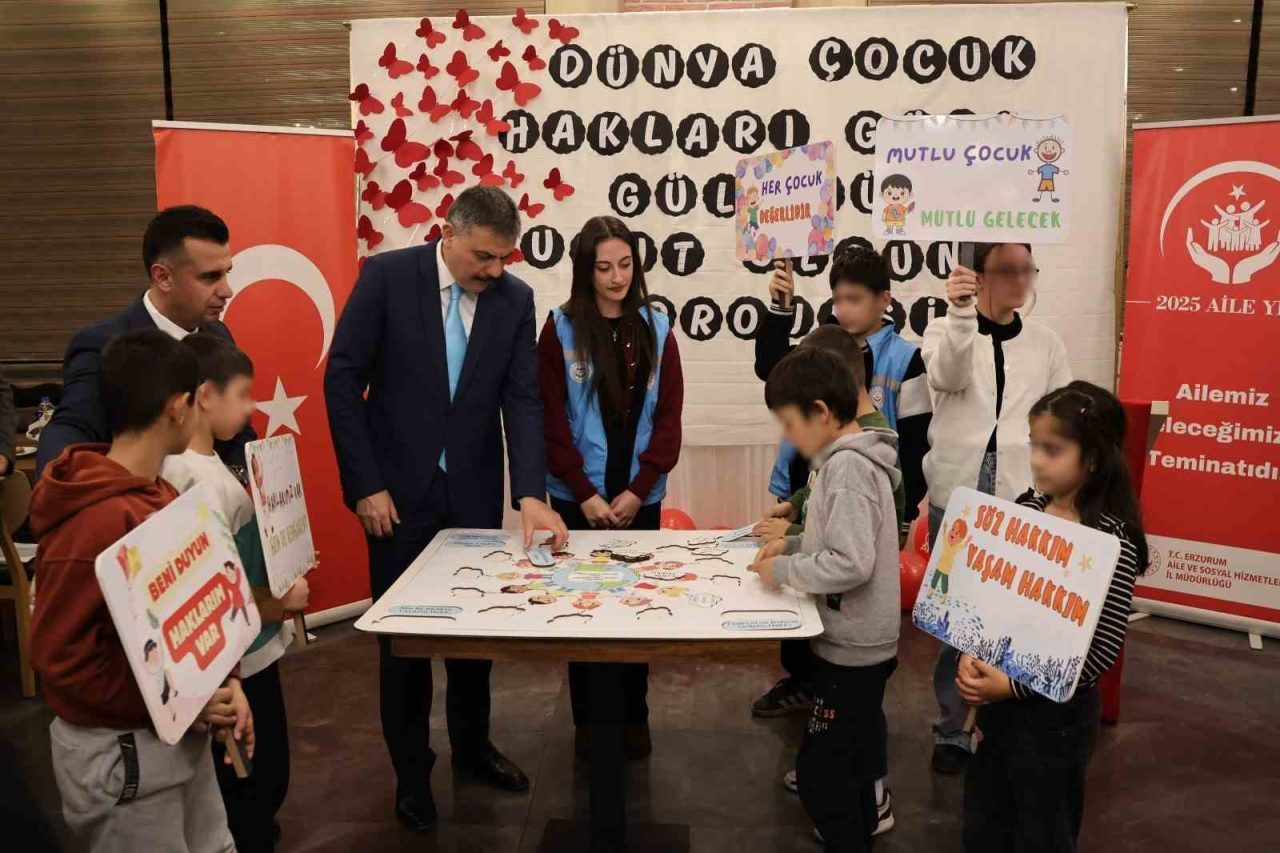 Erzurum’da Aile ve Sosyal Hizmetler İl Müdürlüğü, ebeveyn kaybı yaşayan