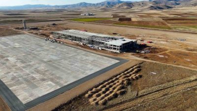 Gümüşhane Valisi Aydın Baruş, Köse ilçesinde yapımı devam eden ve