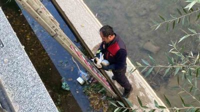 Gümüşhane’de Harşit Çayı’na düşen yavru kedi, itfaiye ekiplerinin hızlı müdahalesiyle
