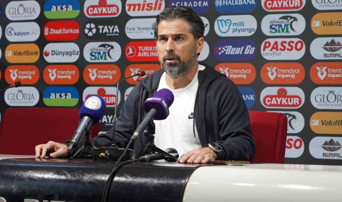 Çaykur Rizespor Teknik Direktörü İlhan Palut “Duran toptan da olsa