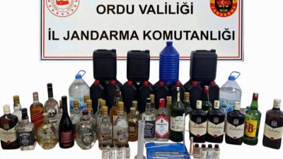 Ordu İl Jandarma Komutanlığı ekipleri tarafından yaklaşan yılbaşı öncesi sahte