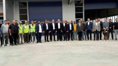 Adıyaman’ın Kahta ilçesinde yapımı hızla devam eden Araç Muayene İstasyonunun