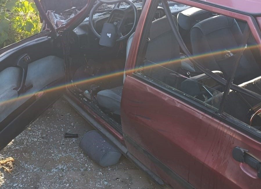 Trabzon’un Araklı ilçesinde kaldırımda yürüyen babaanne ile iki torunu, kontrolden