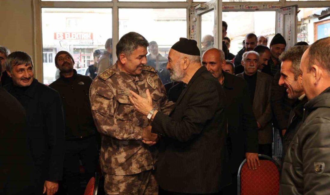 Erzurum İl Emniyet Müdürü Onur Karaburun, Pasinler İlçesi ‘Huzur Toplantısı’