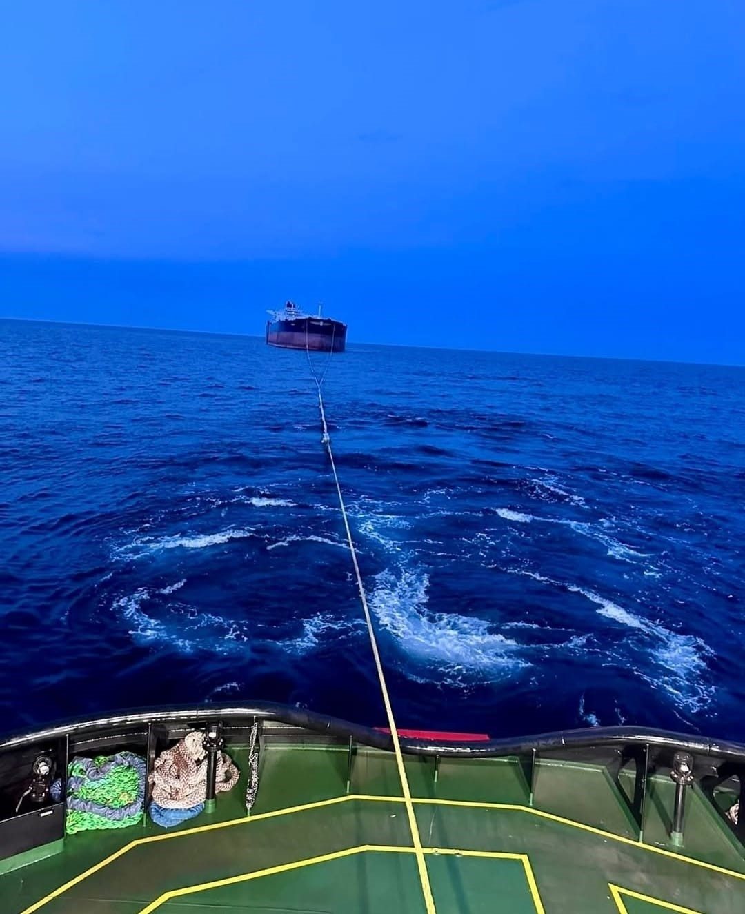 Kastamonu’nun Doğanyurt ilçesinden yaklaşık 35 deniz mili açıkta isabet alan