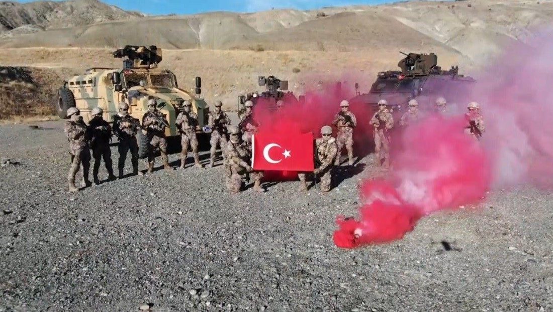 Erzincan İl Emniyet Müdürlüğü Özel Harekat timlerinin kırsal eğitim sahasında