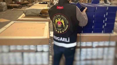 Kocaeli’nin Kartepe ilçesinde düzenlenen operasyonda, yaklaşık 15 milyon lira değerinde