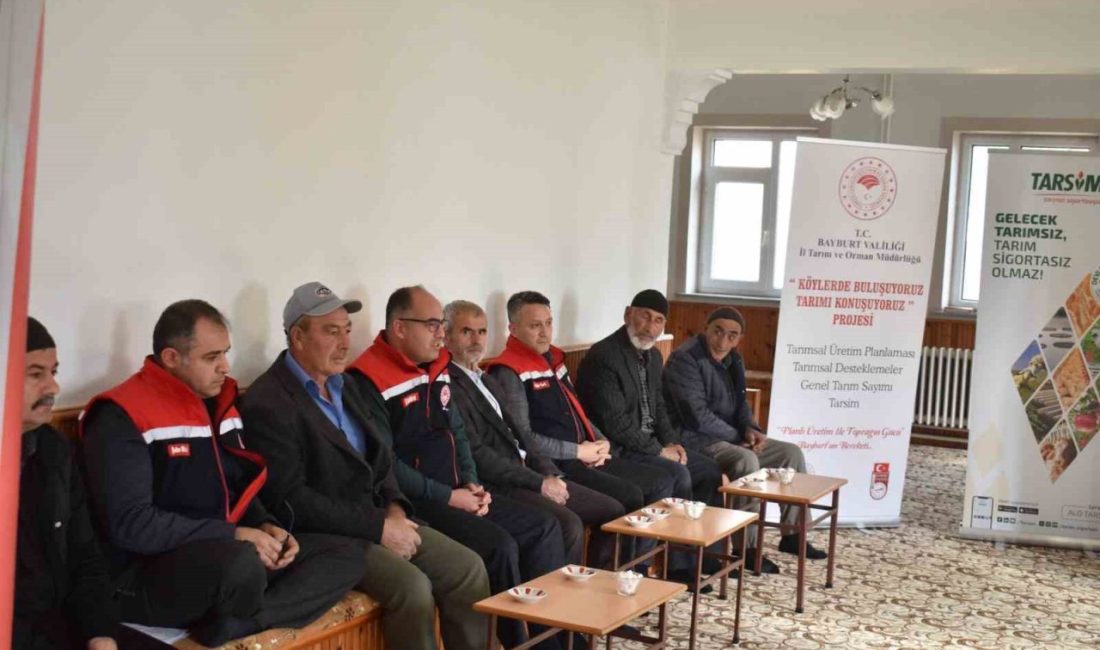 Bayburt İl Tarım ve Orman Müdürlüğü, hayata geçirdiği ’Köylerde Buluşuyoruz,