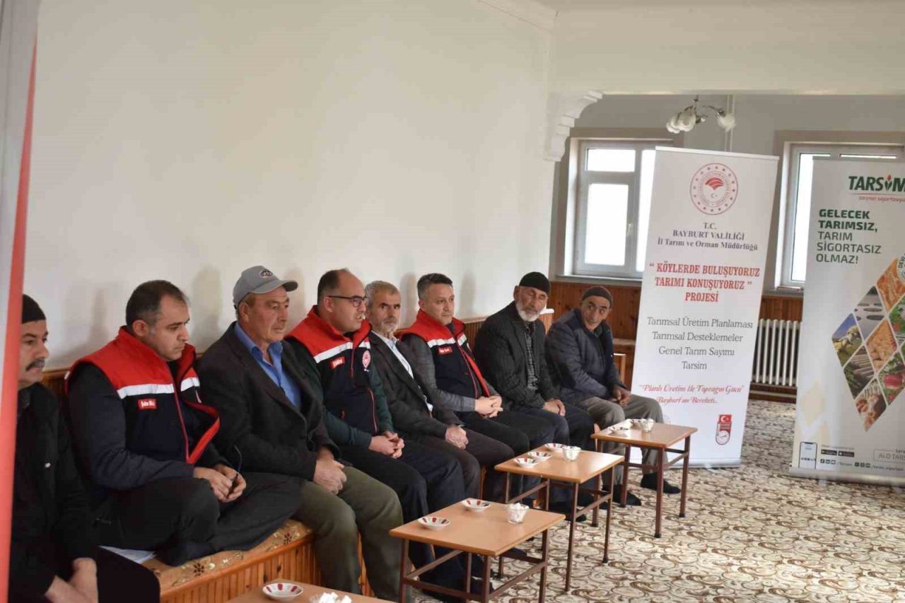 Bayburt İl Tarım ve Orman Müdürlüğü, hayata geçirdiği ’Köylerde Buluşuyoruz,