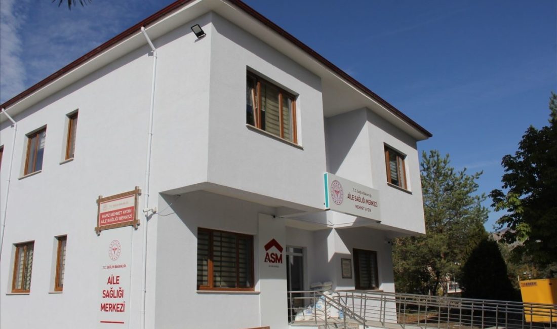 Erzincan İl Sağlık Müdürlüğü’ne bağlı Fatih Aile Sağlığı Merkezi, yeni
