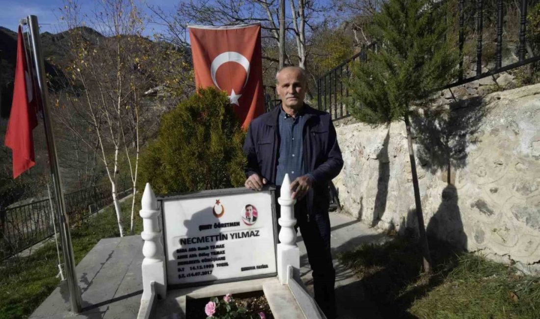 Şehit öğretmen Necmettin Yılmaz’ın babası Hamit Yılmaz, onsuz geçen dokuzuncu