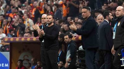 Galatasaray Teknik Direktörü Okan Buruk, Gençlerbirliği Teknik Direktörü Volkan Demirel