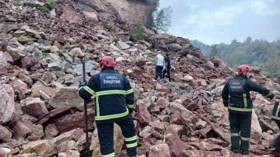 Ordu’nun Fatsa ilçesinde faaliyet gösteren bir taş ocağında meydana gelen