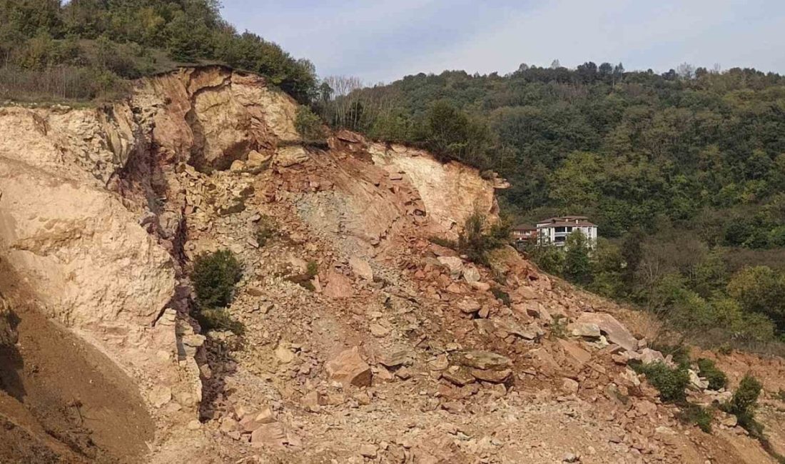 Ordu’nun Fatsa ilçesinde bir taş ocağı şantiyesinde meydana gelen göçük