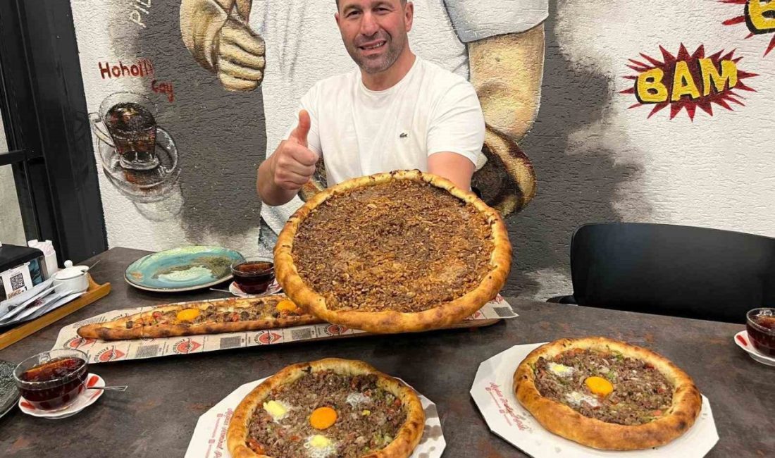 Karadeniz’le özdeşleşmiş Trabzon pidesi elma ile buluşunca ortaya çok farklı