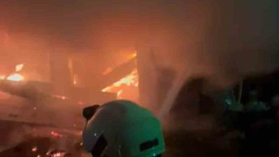 Rize’de bir binanın kömürlüğünde çıkan yangın üst katlara sıçrayacak korkusuyla