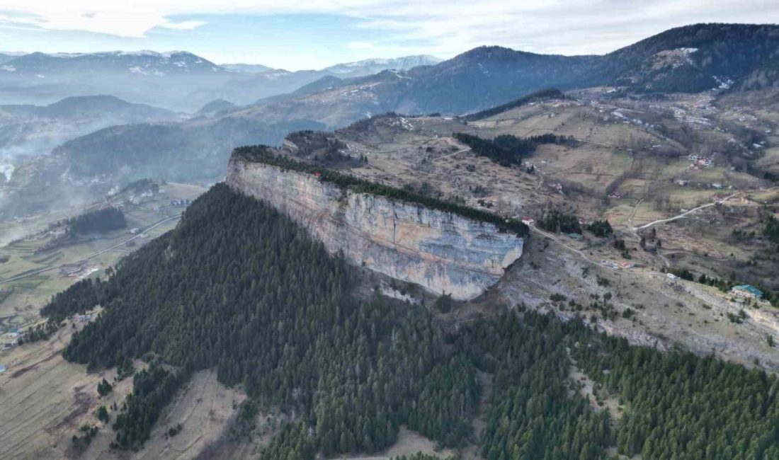 Trabzon’un Düzköy ilçesinde Doğu Karadeniz Bölgesi’nin tek tırmanış bahçesi olma