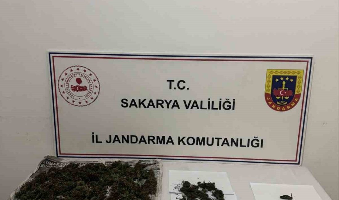 Sakarya’da jandarma ekiplerince gerçekleştirilen uyuşturucu operasyonunda gözaltına alınan 1 şahıs