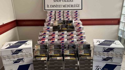 Sinop İl Emniyet Müdürlüğü ekipleri, hem kaçak tütün ürünlerine hem