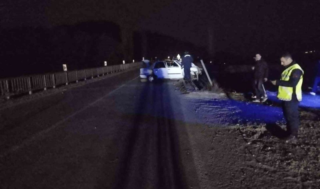 Sinop’un Boyabat ilçesinde meydana gelen trafik kazasında 1’i ağır 3