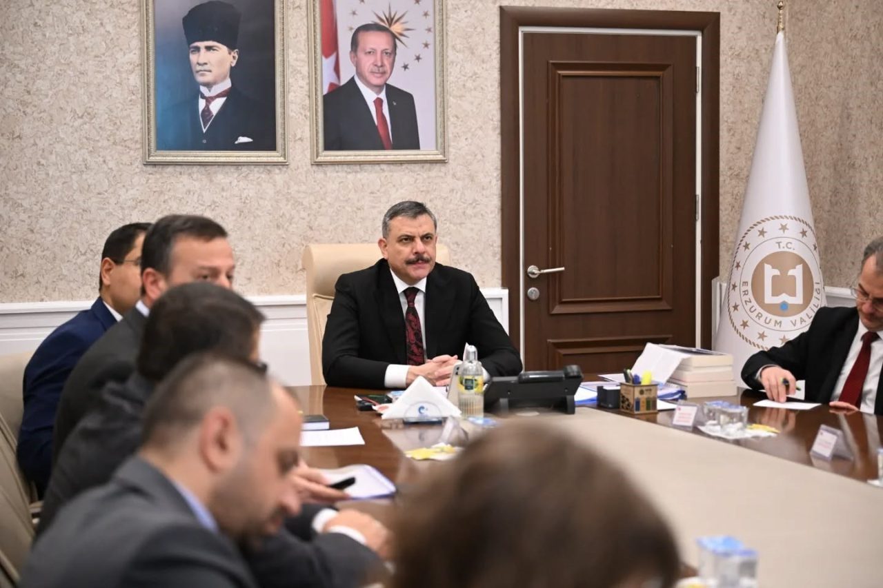 Erzurum’da Mahalli Sulak Alan Komisyonu, Vali Mustafa Çiftçi’nin başkanlığında toplandı.