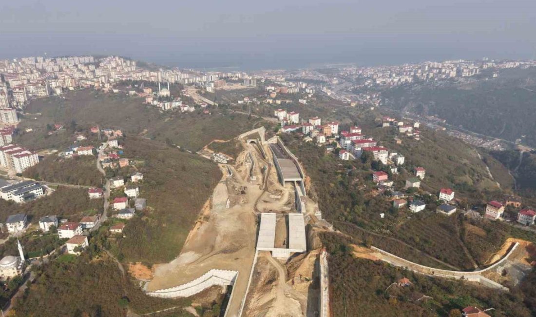 Trabzon’da yapımı devam eden ve Türkiye’nin en maliyetli şehir içi