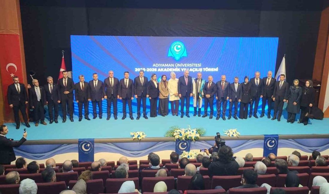 Adıyaman Üniversitesi 2025-2026 Akademik Yılı açılış programında konuşan Türkiye Büyük