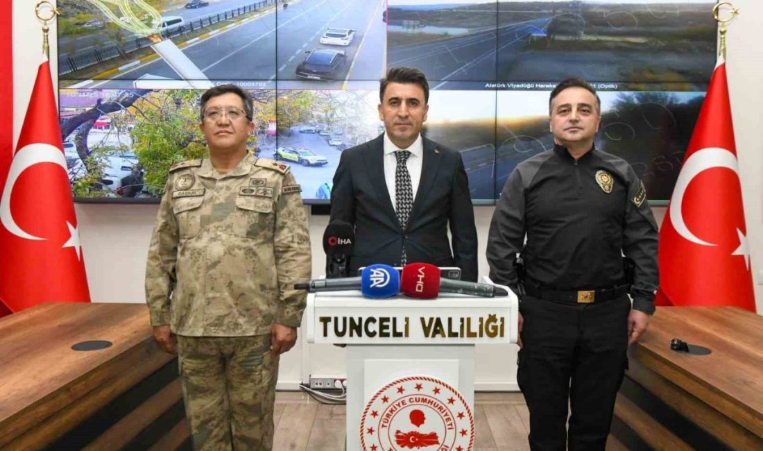 Tunceli Valisi Şefik Aygöl, “Asayiş olaylarında geçen yıla oranla yüzde
