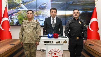 Tunceli Valisi Şefik Aygöl, “Asayiş olaylarında geçen yıla oranla yüzde