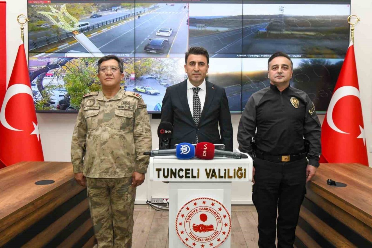 Tunceli Valisi Şefik Aygöl, “Asayiş olaylarında geçen yıla oranla yüzde